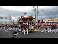 令和4年 岸和田だんじり祭 試験曳き(カンカン場)Kishiwada Danjiri Matsuri2022/09/04