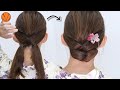 【ピン1本 浴衣アレンジ】巻かない 癖毛まま セルフヘアアレンジ