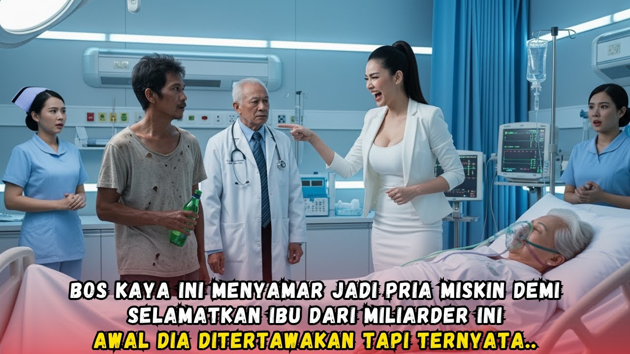 BOS kaya Menyamar Jadi Pria Miskin Demi Menolong Ibu Miliarder yang Lumpuh Tapi Ternyata..