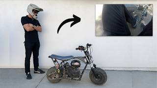 New Mini Bike, First Crash (Predator 212)