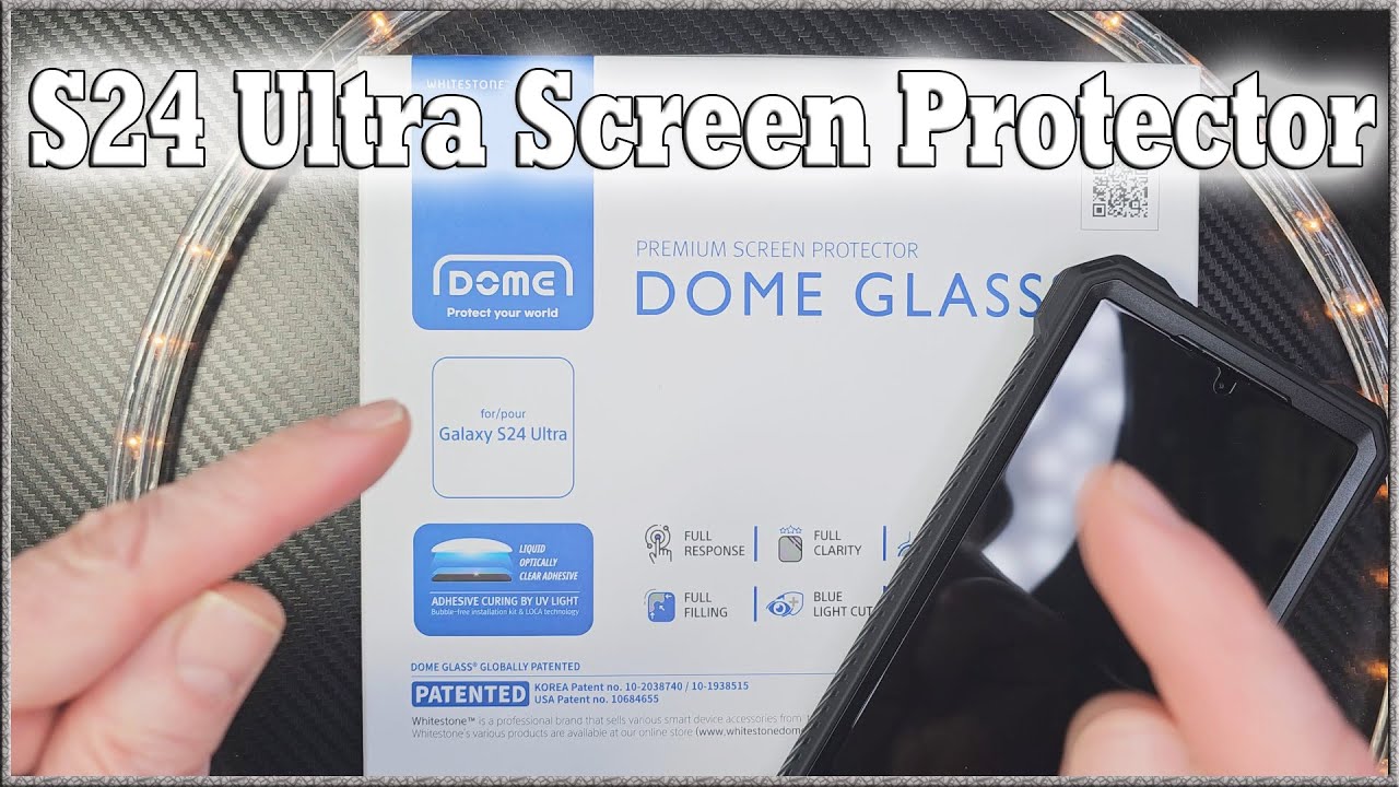 Whitestone Screen Protector compatible with Galaxy S24 Ultra 