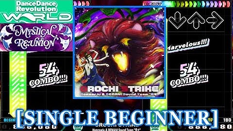 【DDR WORLD】 OROCHI STRIKE / Hommarju & BEMANI Sound Team "兎々" [SINGLE BEGINNER] 譜面確認+Clap