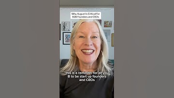 Why August Is Critical For B2B Founders and CEOs