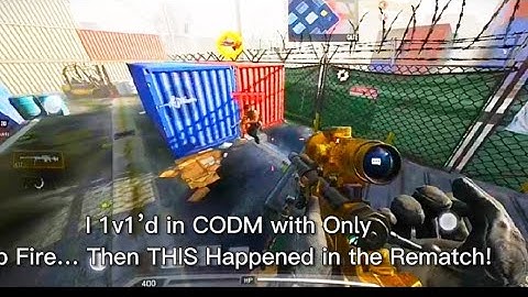 INSANE 1v1 Hip Fire Only Challenge in COD Mobile! (Wait for the Twist at the End!)