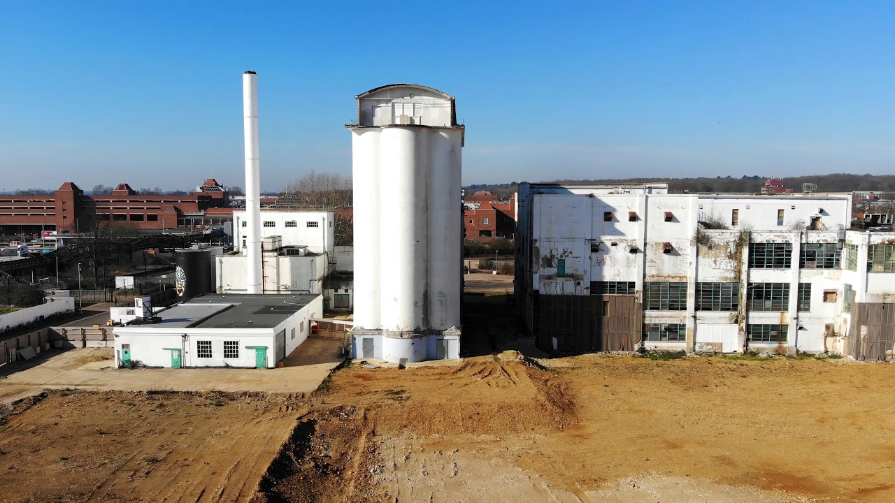The old Shredded Wheat factory in Welwyn Garden City, Hertfordshire