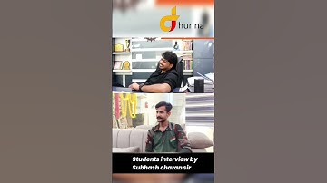 Student Interview By Subhash Charan Sir #subhashcharan #dhurina #shorts #youtubeshorts #trending