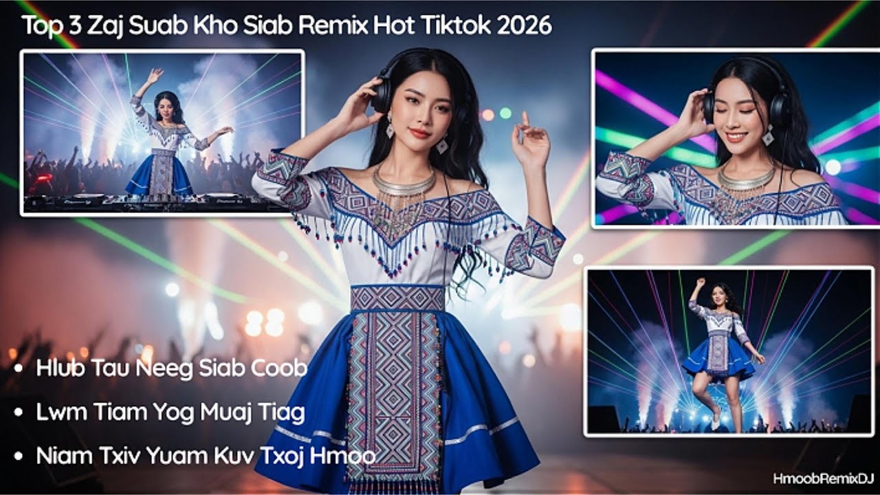 Top 3 Zaj Suab Kho Siab Remix Hot TikTok 2026 | DJ Remix Bass Boosted Nonstop - HmoobRemixDJ