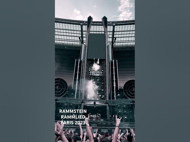 RAMMSTEIN - RAMMLIED - Live Paris 2023 - 4K #rammstein #stadedefrance