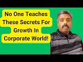 Career growth in corporate  6 secrets for skyrocketing success  career talk with anand