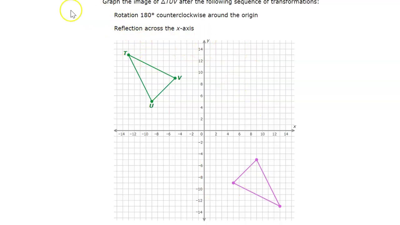 Sequence of Transformations - IXL - YouTube