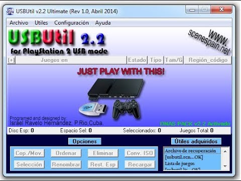 Видео: USBUtil инструкция записи игр на флэшку для ps2