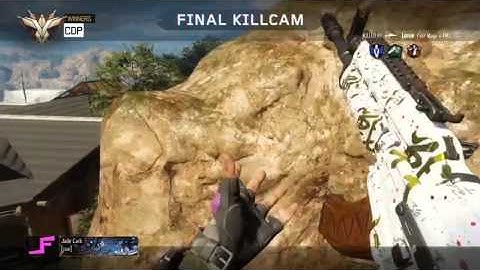 INSANE FIRST 2160 TRICKSHOT ON BO3 HUNTED GLITCH SPOT