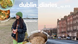 dublin diaries | starting my dissertation, what I eat & friends returning! 💌