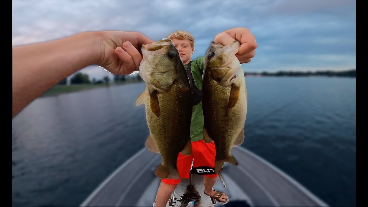 Fishing Late Summer Bite for Wisconsin Largemouth Bass with Senkos