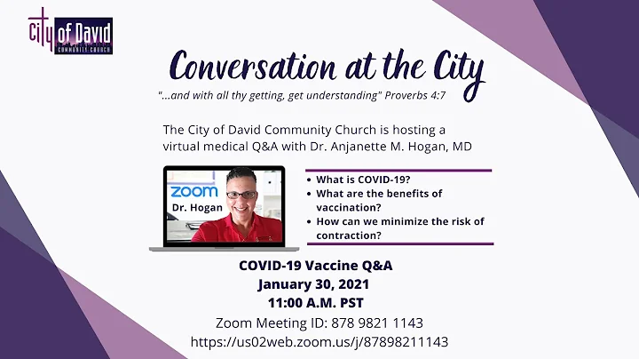 #CODCCLA "Conversation at the City" - COVID-19 Vac...
