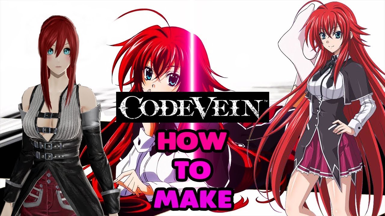 Code Vein - How To Make Rias Gremory - YouTube