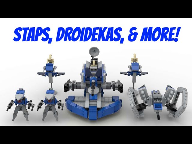 LEGO MOC FREE Star Wars STAP Speeder Building Instructions by