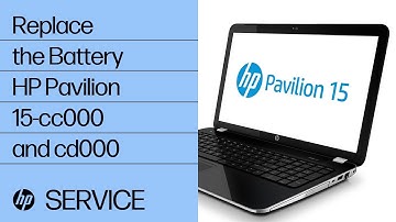 Replace the Battery | HP Pavilion 15-cc000 and cd000 | HP