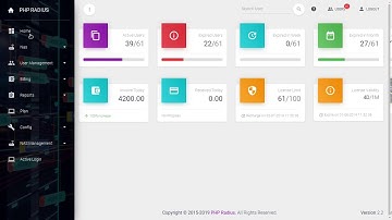user billing information | Reports | PHP Radius