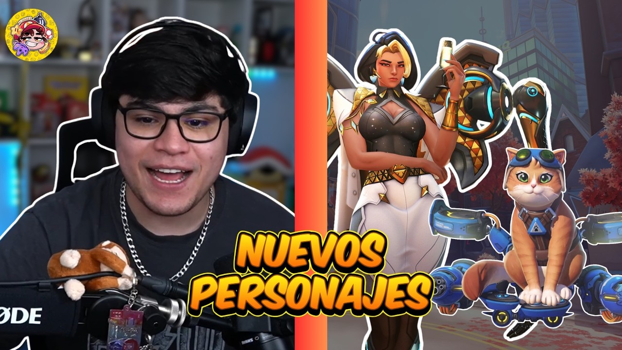 NUEVOS PERSONAJES EN OVERWATCH 😲 / ALDO GEO JUEGA OVERWATCH CON GAMSTER