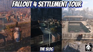 Fallout 4 The Slog Settlement Tour (Vanilla/No Mods!) EP.3