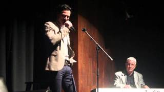 James Nesbitt and Luke Evans duet at the Lyric Theatre 22/09/2013