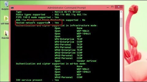 Create WiFi Hotspot Using Command Prompt