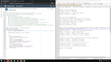 SAP CPI Course | Groovy Mapping | Groovy Mapping Get Set Header, Property & Body using CPI Web IDE