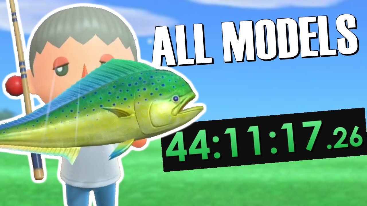 I Collected EVERY FISH MODEL in Animal Crossing New Horizons! 