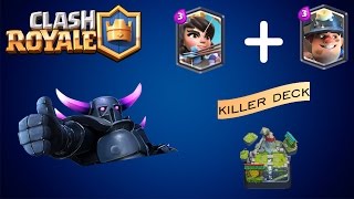 Miner Princess Deck |BEST STRATEGY  | Clash Royale | MINER + PRINCESS + MINI PEKKA DECK