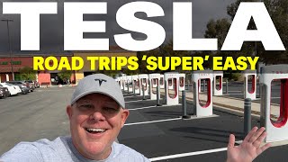 Tesla Model 3: Easily Road Trip with Tesla Superchargers