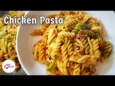 Indian Style Chicken Pasta | Chicken Pasta Recipe | Simple And ...