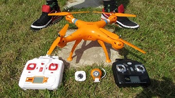 Syma X8C Venture - Fly Away & Crash (Demo Gone Wrong)