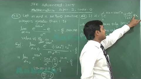 JEE-Advanced 2015 Paper-2 Solution-Maths Video [Q. 43-45] By Aakash