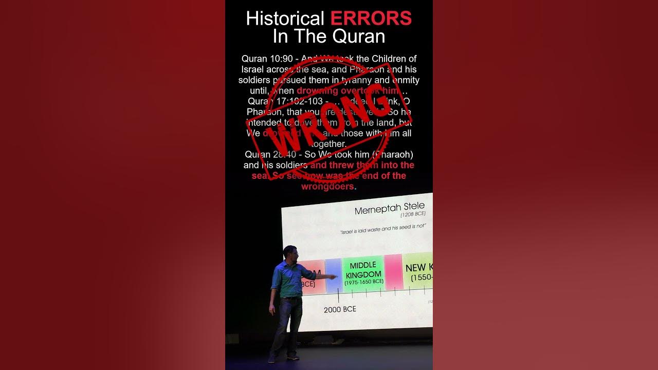 100 historical errors in the quran youtube