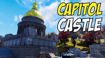 Charleston Capitol ROOFTOP Castle - Fallout 76 Camp WORLDS Tutorial