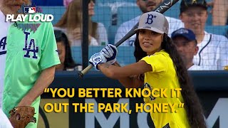 Coi Leray and Quavo face-off against Bad Bunny while MIC'D UP in All-Star  Celeb Softball! 