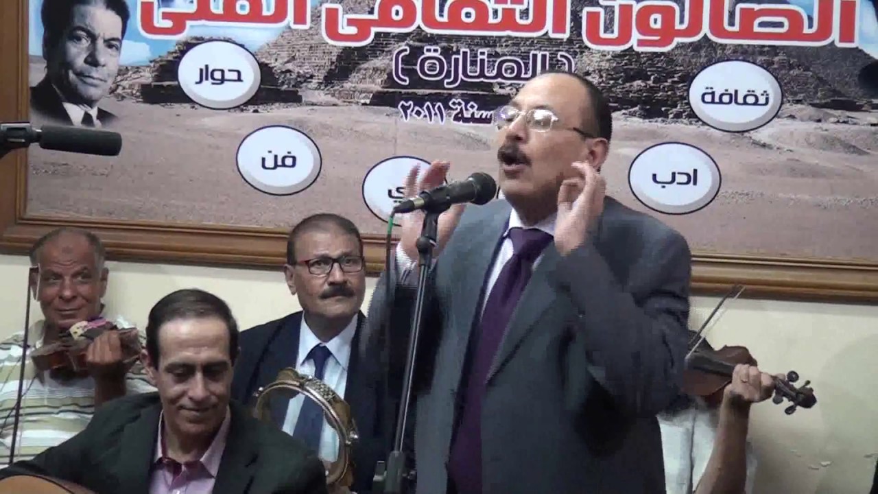 جميل واسمر - غناء الفنان المهندس محمود ابو خضرة - صالون المنارة 11/10/2017