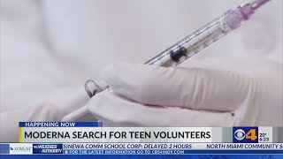 Moderna seeking teen volunteers for COVID-19 vaccine trial