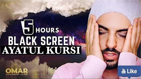 5 Hours Black screen Quran Recitation by Omar Hisham | Be Heaven | Relaxation Sleep Stress Relief