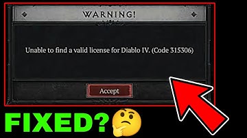 Diablo 4 Unable To Find Valid License PC | Diablo 4 Login Issues | Diablo 4 Error Code 315 306