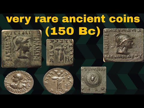 Old Coins INDIA || Menander Ancient Coins (150Bc)