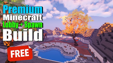 Minecraft Premium Lobby+Spawn Showcase | Perfect Hub for SMP, Factions & Minigames
