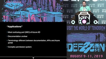 Dirk jan Mollema - Im In Your Cloud Pwning Your Azure Environment - DEF CON 27 Conference