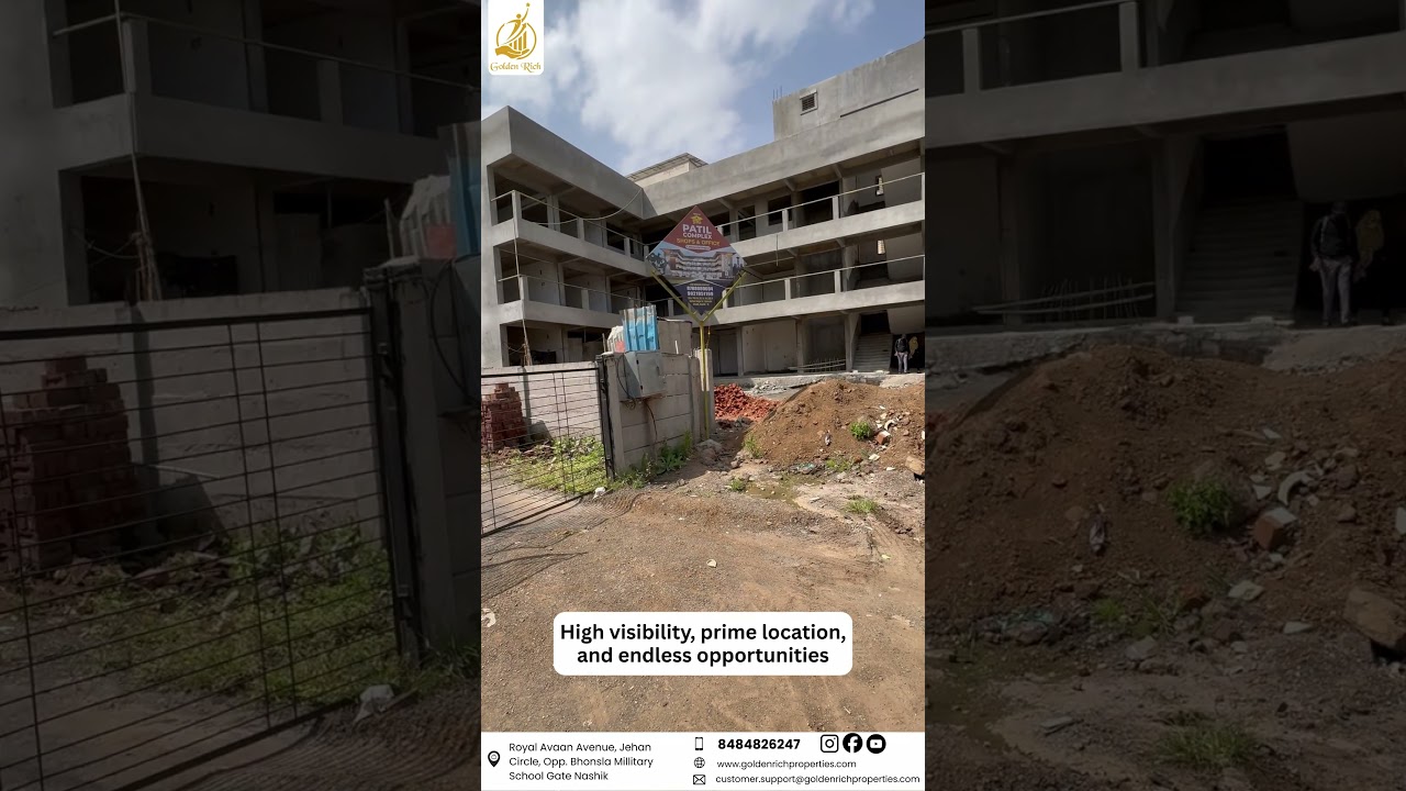 𝐆𝐨𝐥𝐝𝐞𝐧 𝐑𝐢𝐜𝐡 𝐏𝐫𝐨𝐩𝐞𝐫𝐭𝐢𝐞𝐬 𝐩𝐫𝐞𝐬𝐞𝐧𝐭𝐬 𝐏𝐚𝐭𝐢𝐥 𝐂𝐨𝐦𝐩𝐥𝐞𝐱 | 𝐏𝐫𝐞𝐦𝐢𝐮𝐦 𝐒𝐡𝐨𝐩𝐬 & 𝐎𝐟𝐟𝐢𝐜𝐞𝐬 𝐢𝐧 𝐍𝐚𝐬𝐡𝐢𝐤