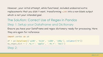 Mastering Regex in Pandas: A Step-by-Step Guide to Conditional Replacement