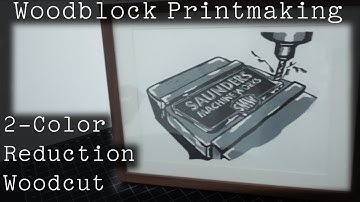 Woodcut Printmaking: Reduction Woodcut for NYC CNC