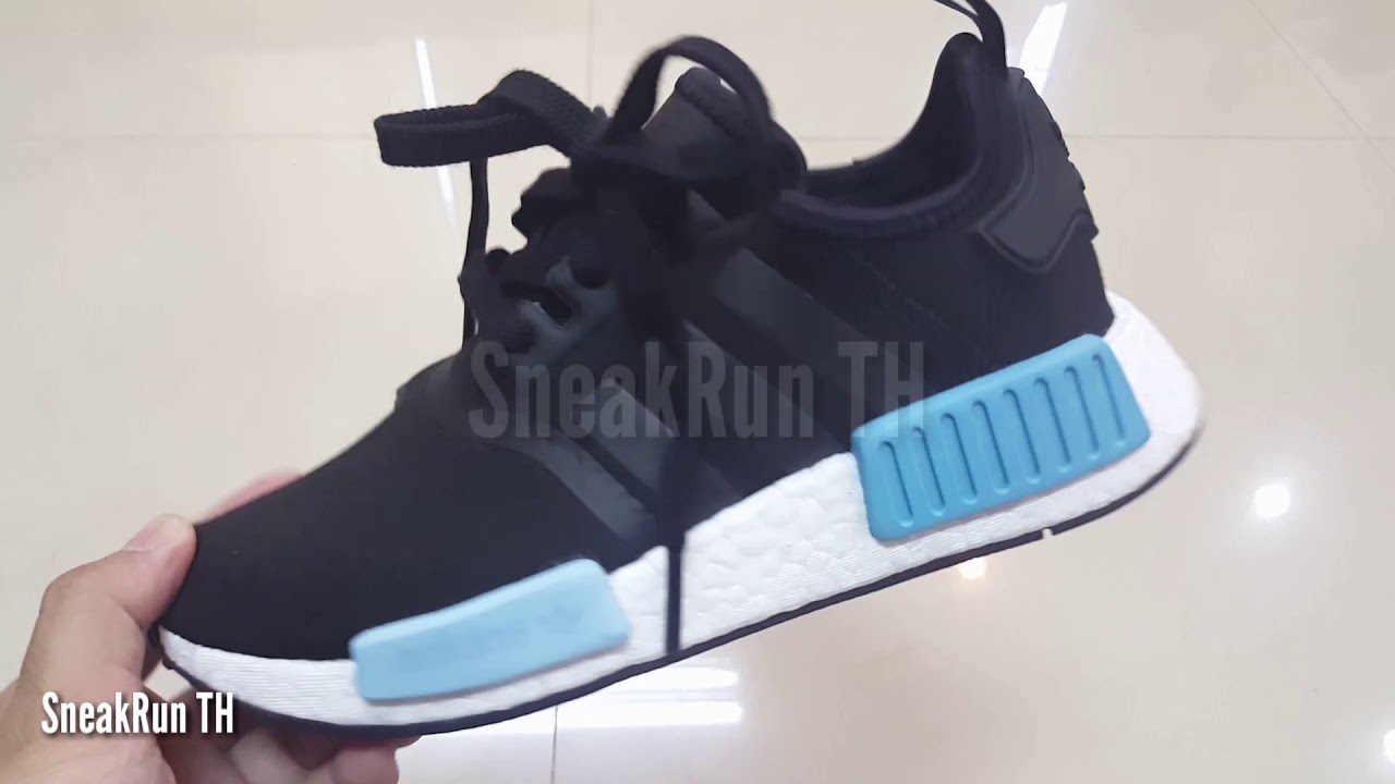 adidas gazelle silver green womens Adidas NMD R1 PK W Ice Blue NOIRFONCE Sneakers main image 1