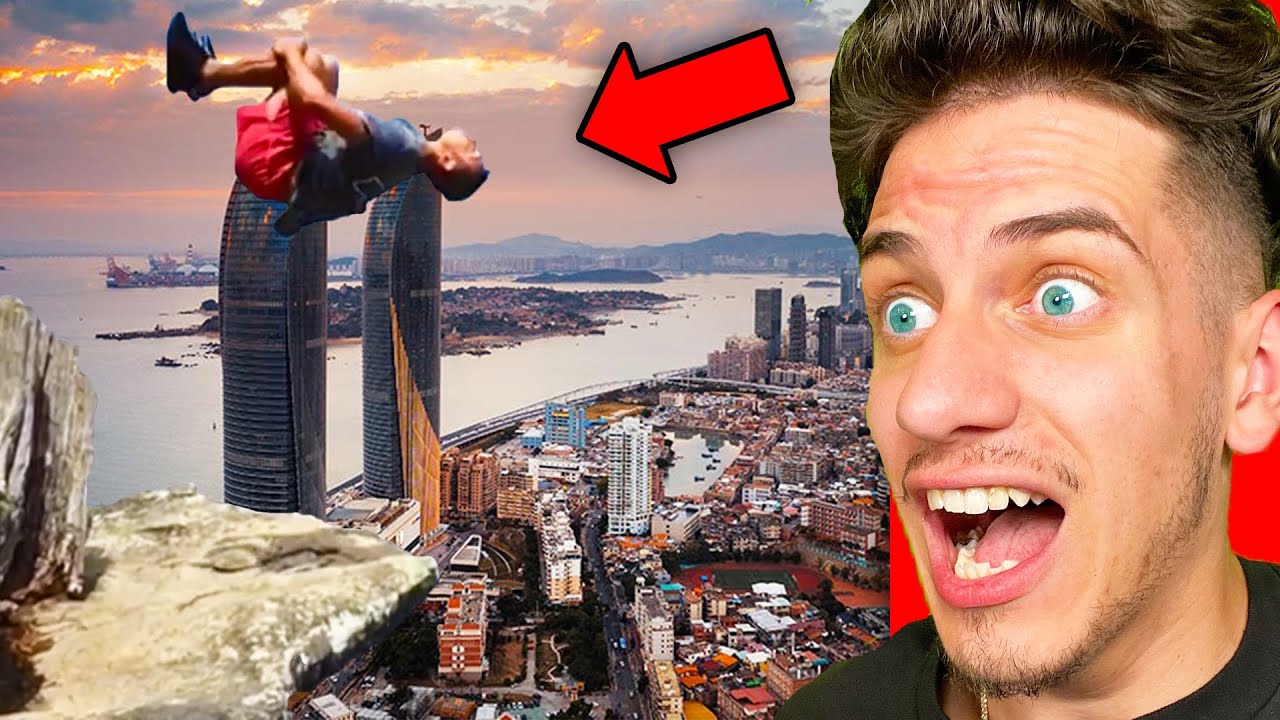 Man Backflips Down a Mountain and Survives... (Try Not To Say WOW Challenge)