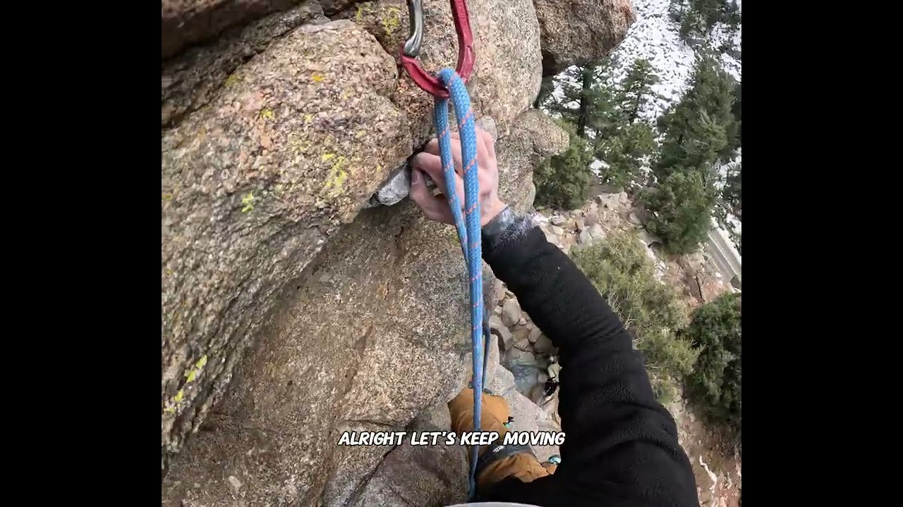 Unfamiliar Strangers 5.9+ (POV Rock Climb) - Animal World - Boulder Canyon